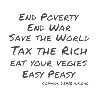 End Poverty T-Shirt