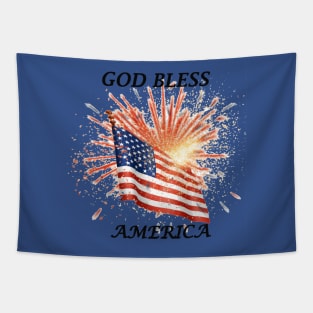 God bless America Tapestry