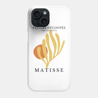 Matisse Inspired Cut Outs Terra Cotta Henri Matisse Style Phone Case