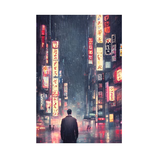 You are in Tokyo Neon Anime Japan by Trendy-Now