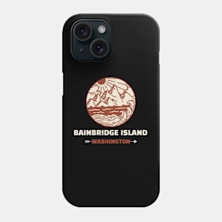 Retro Bainbridge Island Phone Case