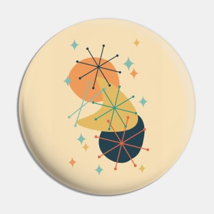 Atomic Age Mid Century Composition II Pin