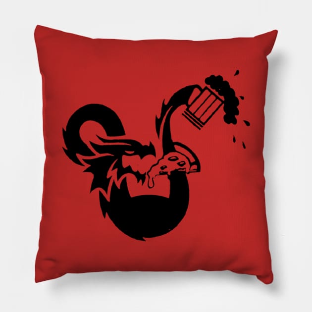 Dungeons and Deep dish (alt) Pillow by Lee's Tees