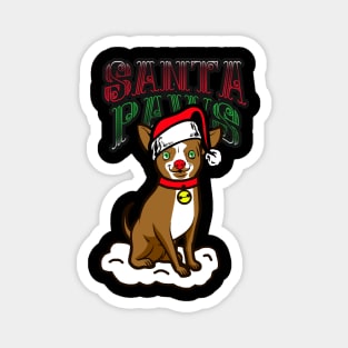 SANTA PAWS Magnet