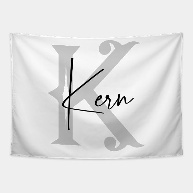 Kern Second Name, Kern Family Name, Kern Middle Name Tapestry by Huosani