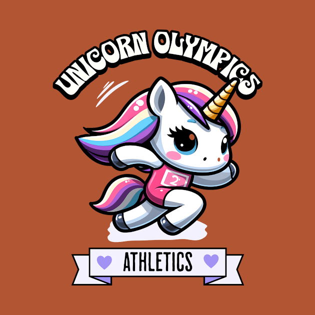 Athletics Unicorn Olympics ✨🦄 Running by Pink & Pretty