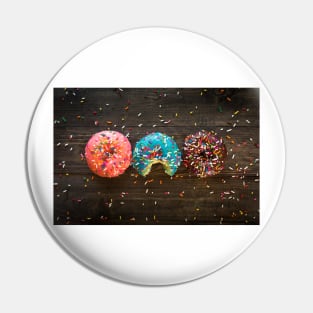 Three Donuts Pin