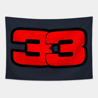 Max Verstappen 33 Tapestry