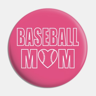 Baseball Mom Pin