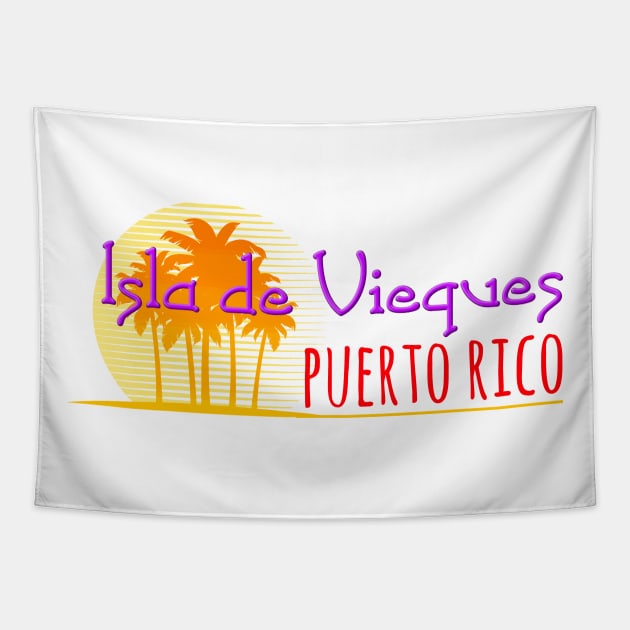 Life's a Beach: isla de Vieques, Puerto Rico Tapestry by Naves