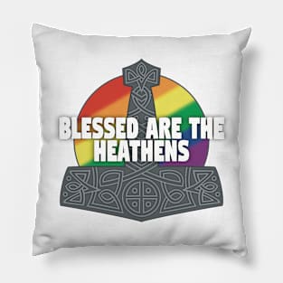 Mjolnir Blessing - Pride Rainbow Pillow