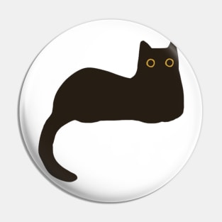 black cat Pin