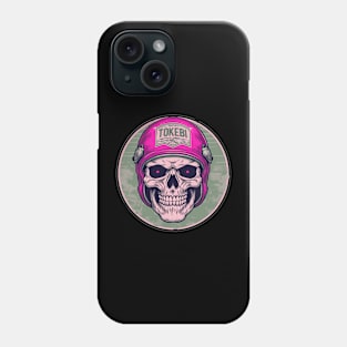 Cafe Racer Biker Helmet Skull Phone Case