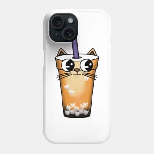 Boba Meow Tea Phone Case