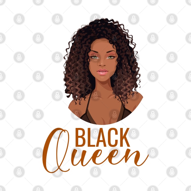 Black Queen, Black Woman, African American Woman by UrbanLifeApparel