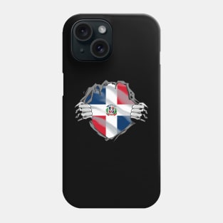 Proud Dominicana Flag, Republica dominicana gift heritage, Dominican girl Boy Friend dominicano Phone Case