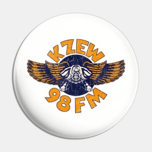 KZEW 98 FM Dallas 1973 Pin