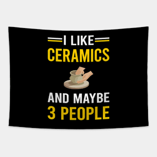 3 People Ceramics Tapestry