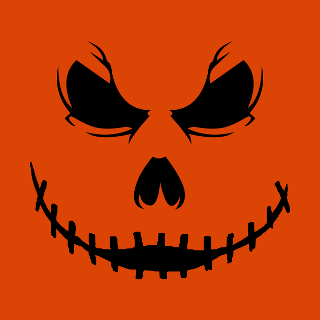 Vintage Scary Pumpkin Face Jack O Lantern Halloween Costume by Gtrx20