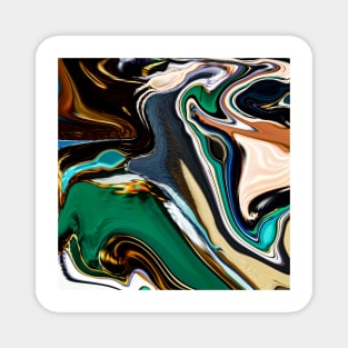 Abstract marble painting Art Magnet