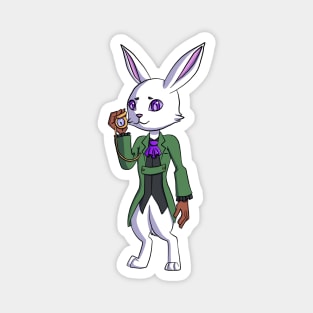 White Rabbit Magnet