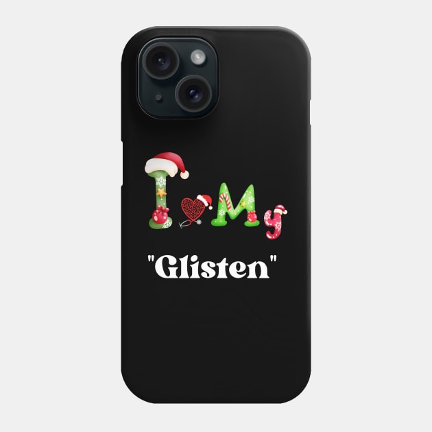 Xmas with "Glisten" Phone Case by Tee Trendz