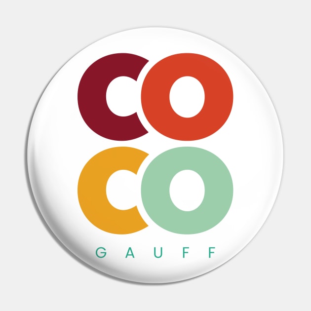 Coco Gauff Pin by graphictone