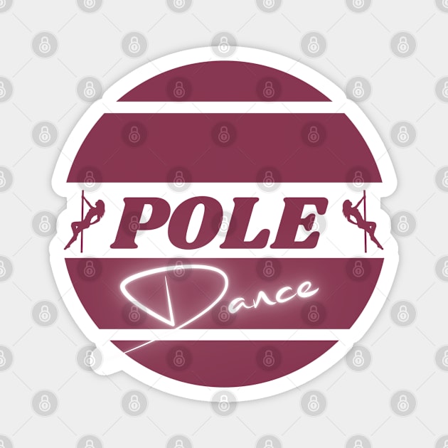 Pole dance Magnet by Bailamor