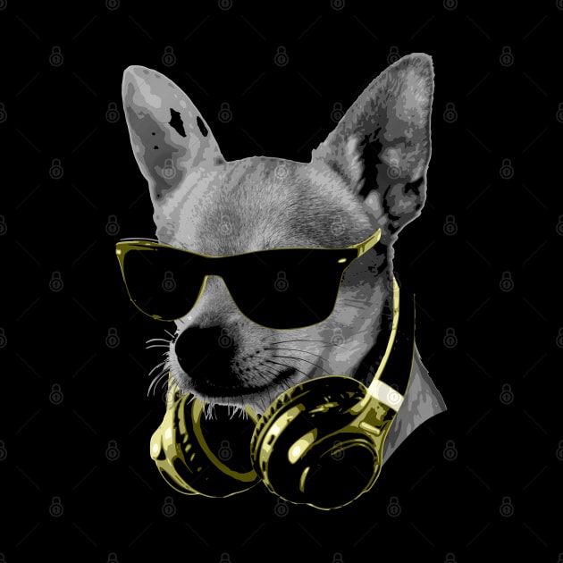 Dj Chihuahua Bling by Nerd_art