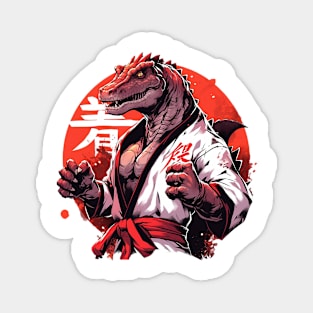 karate dino Magnet