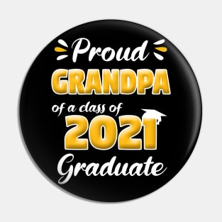 Proud Grandpa of a Class of 2021 Graduate Senior 21 Pin