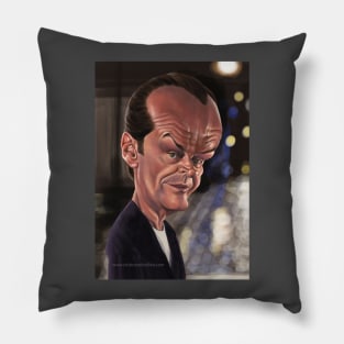 Jack Nicholson caricature Pillow