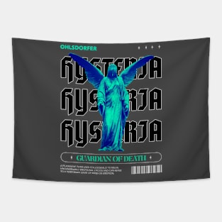 hysteria angel of death statue sculpture Tapestry