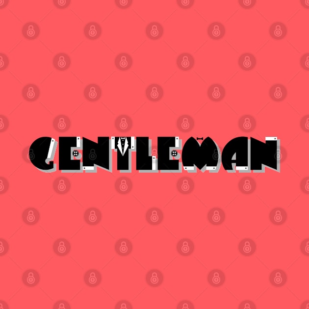 Gentleman Typography Design by SATUELEVEN