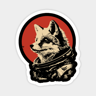 Sly Fox Astronaut in Space Magnet