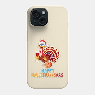 Happy Thanksgiving Turkey Phone Case