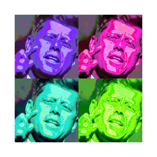 Pop Art - John F Kennedy - JFK by Naves