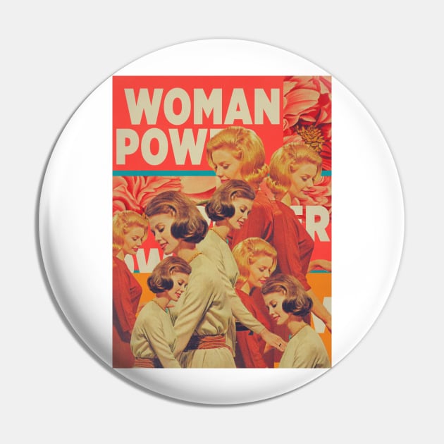 Woman Power Pin by FrankMoth