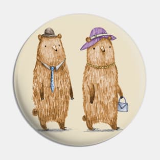 Bear Couple Pin