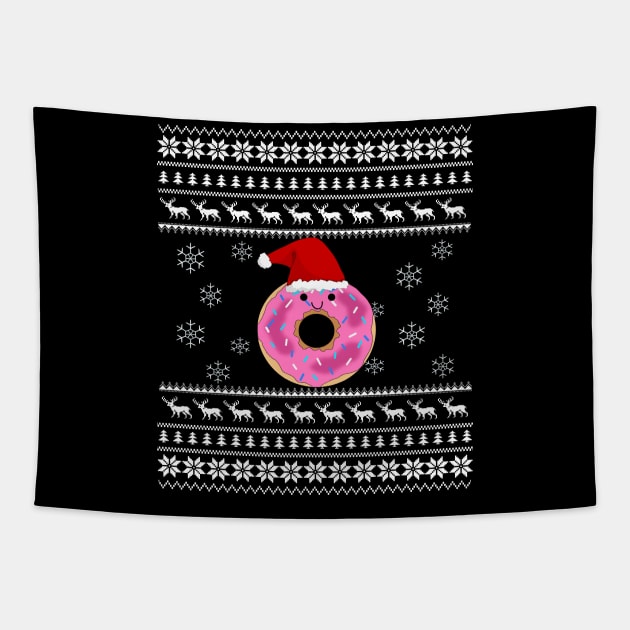 Donut Christmas Gift Tapestry by othmane4