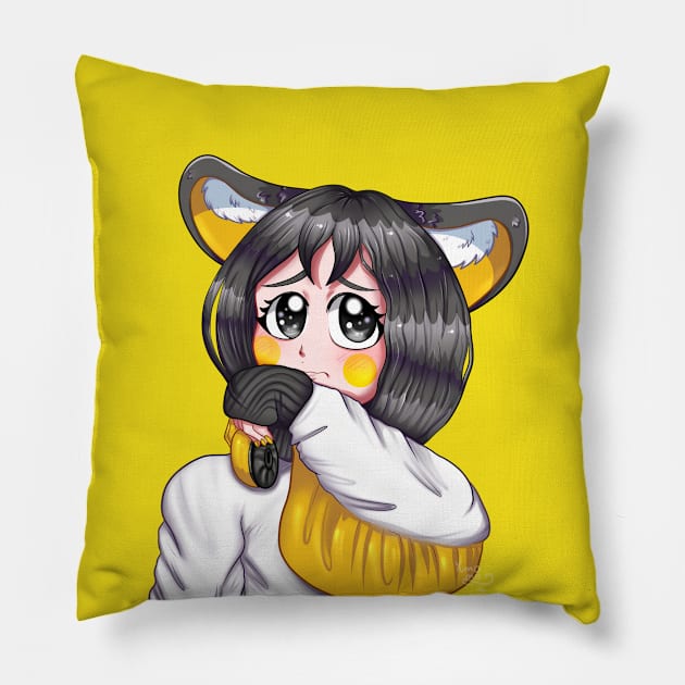 Emolga Pillow by YumomoChan