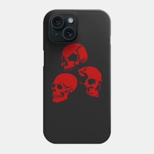 Red Skulls Phone Case