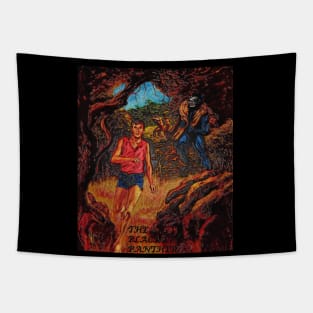 The Black Panther - Sacrifice for the Snake God (Unique Art) Tapestry