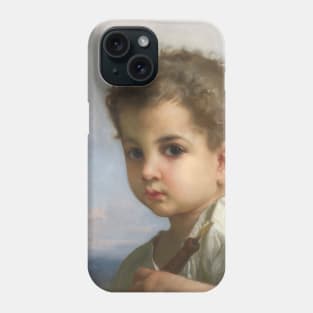 Joueur de Flute by William-Adolphe Bouguereau Phone Case