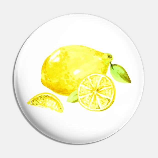 Colorful lemon Pin by Ljuko