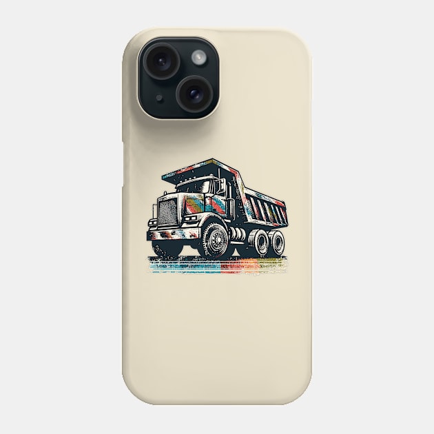 Dump truck Phone Case by Vehicles-Art