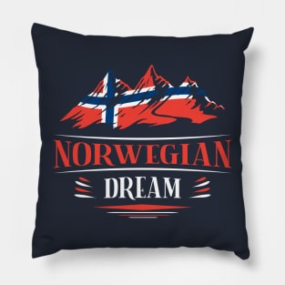 The Norwegian dream - For Norway lovers. Pillow