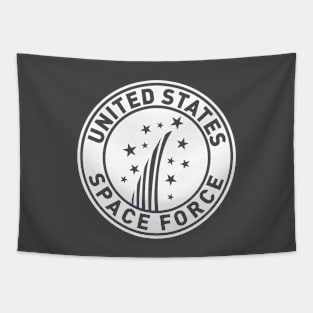 United States Space Force Badge Design Tapestry