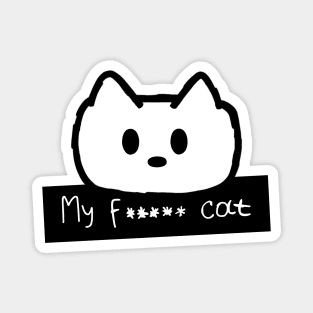 My "fantastic" cat. Logo Magnet