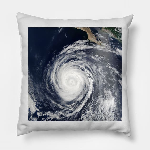 Hurricane Hernan (E155/0187) Pillow by SciencePhoto